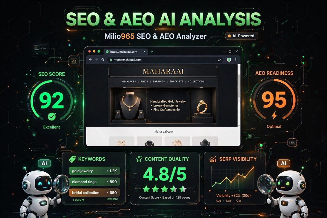 محلل SEO و AEO